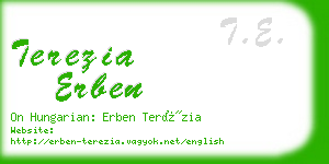 terezia erben business card